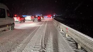 Kastamonu yollarında kar ve buzlanma