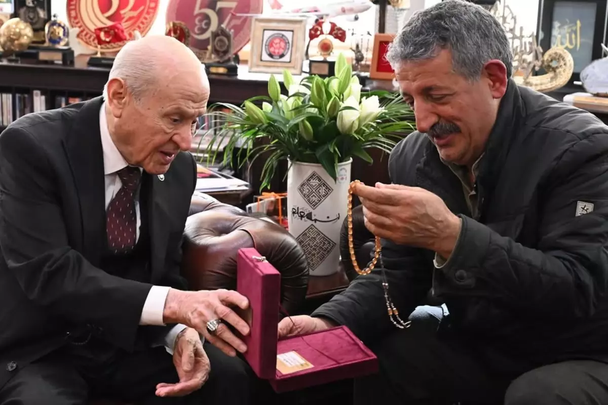 Gani Rüzgar Şavata, MHP Genel Başkanı Bahçeli ile Ortadoğu Barış Süreçlerini Görüştü