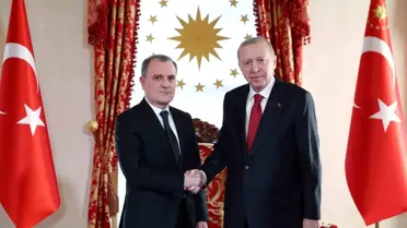 Toplantı salonunda Erdoğan ve dışişleri bakanları