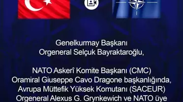 Genelkurmay Başkanı Bayraktaroğlu NATO toplantısında