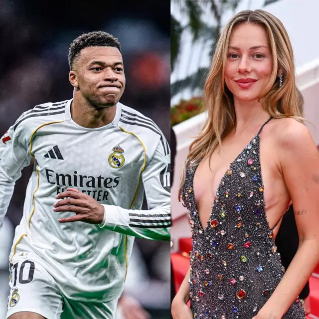 Mbappe ve Ester Expósito'nun samimi bir anı