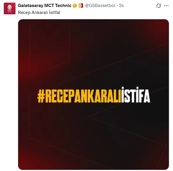 MHK Başkanı Recep Ankaralı'ya yöneltilen istifa talebi