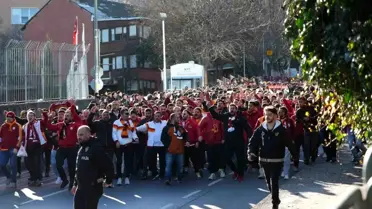 Galatasaray taraftarları stadyumda