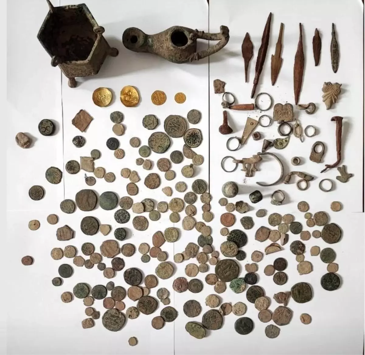 Gaziantep’te Tarihi Eser Kaçakçılığı Operasyonu: 179 Sikke ve 29 Obje Ele Geçirildi