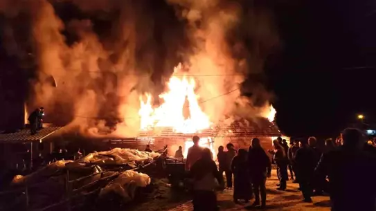 Yangın sonrası kontrol edilen alan