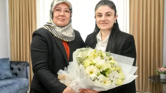 Şehit Piyade Teğmen Ahmet Aktepe’nin eşi Işıl Aktepe’ye yapılan ziyaret