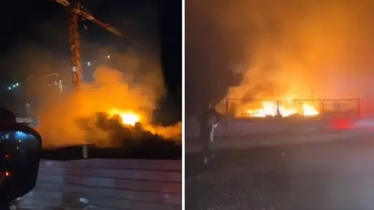 İsrail'deki yangın sonrası yükselen dumanlar