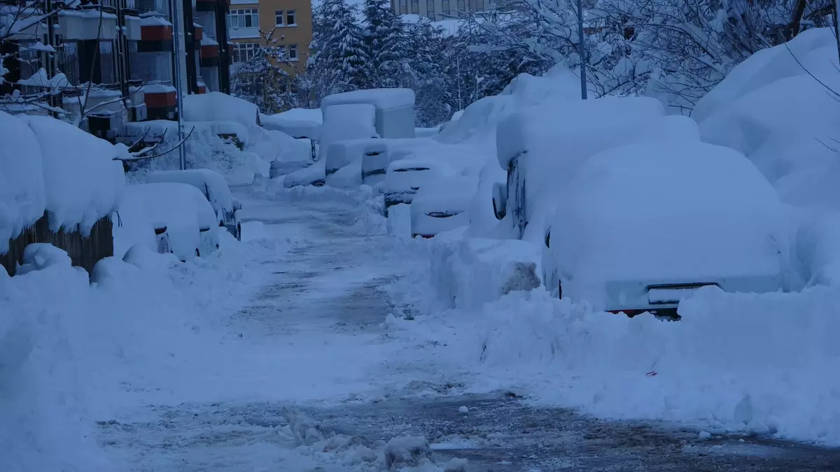 Bitlis’te 1 Metrelik Kar Yağışı 300 Köy Yolunu Kapattı