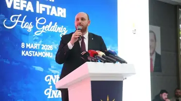 İftar programında Büyükgümüş'ün konuşması