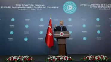 Bakan Fidan'ın uluslararası toplantıdaki anı