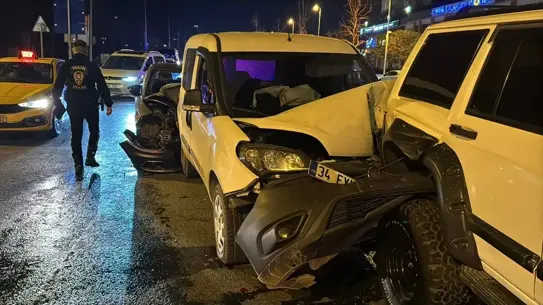 Kazada hasar gören araçlar