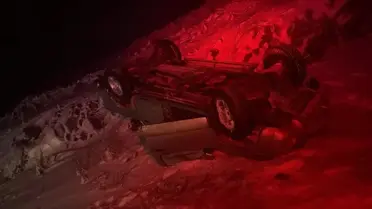 Kazanın gerçekleştiği yolun görüntüsü