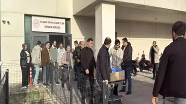 Mahkeme salonunda sanığın duruşması