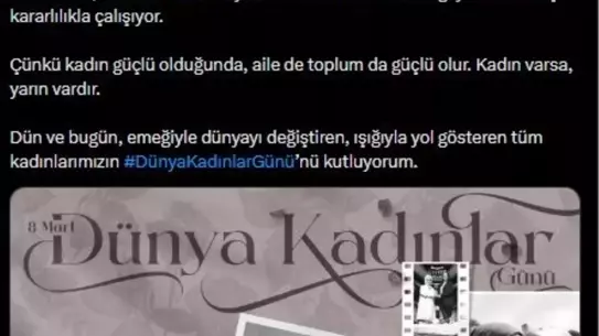 Emine Erdoğan'dan Dünya Kadınlar Günü'ne İlham Verici Mesaj