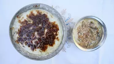 Kiraz yaprağı sarması hazırlanışı