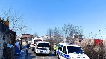 Kaza yerinde çekilmiş fotoğraf