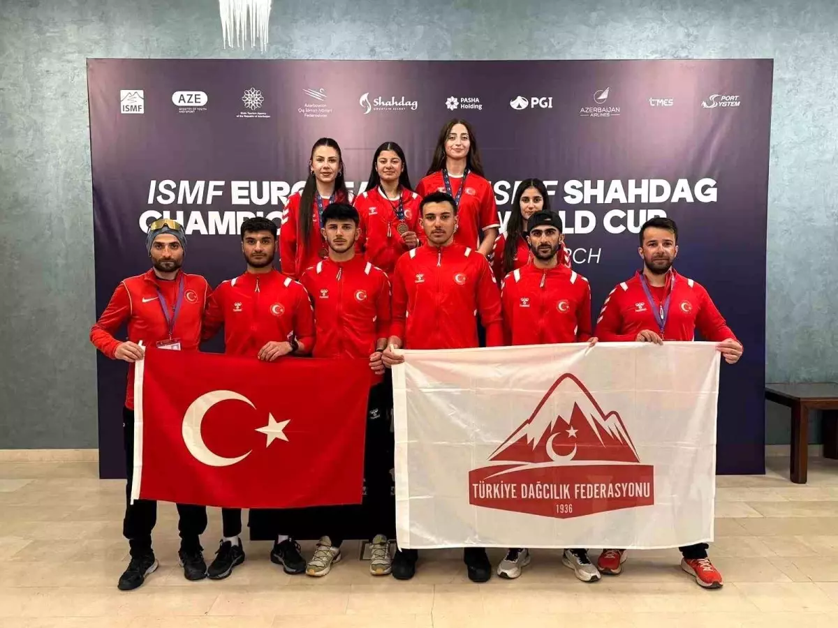 Türk Dağ Kayağı Milli Takımı Avrupa Şampiyonası'nda 3 Madalya Kazandı