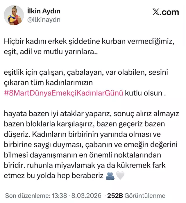 Ebrar Karakurt sahada