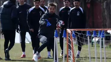 Gençlerbirliği takımının antrenman görüntüsü