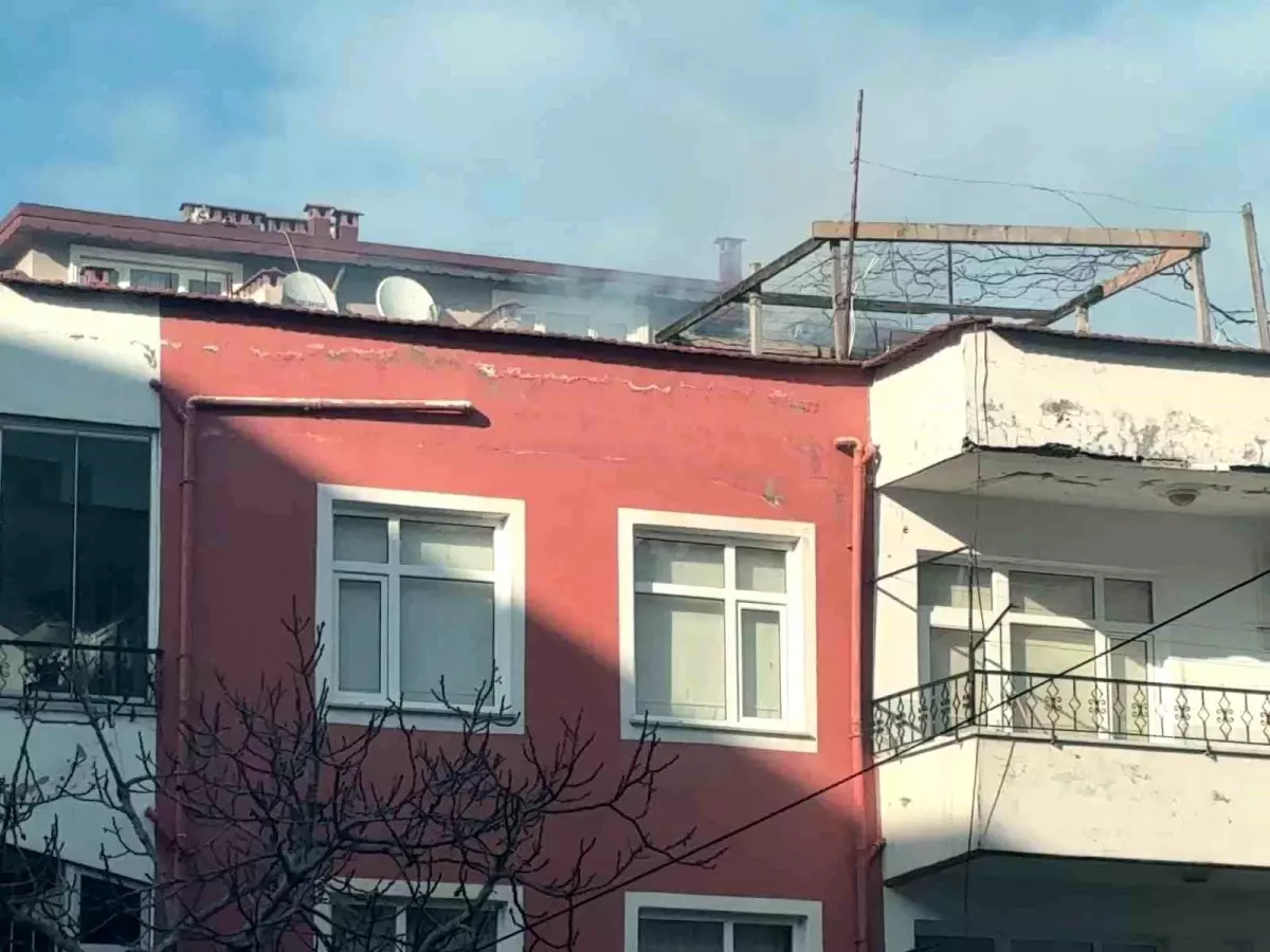 Ünye’deki yangın sonrası itfaiye ekipleri