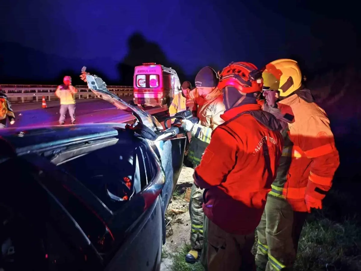 Balıkesir’de İstanbul-İzmir Otoyolu’nda Ölümcül Trafik Kazası