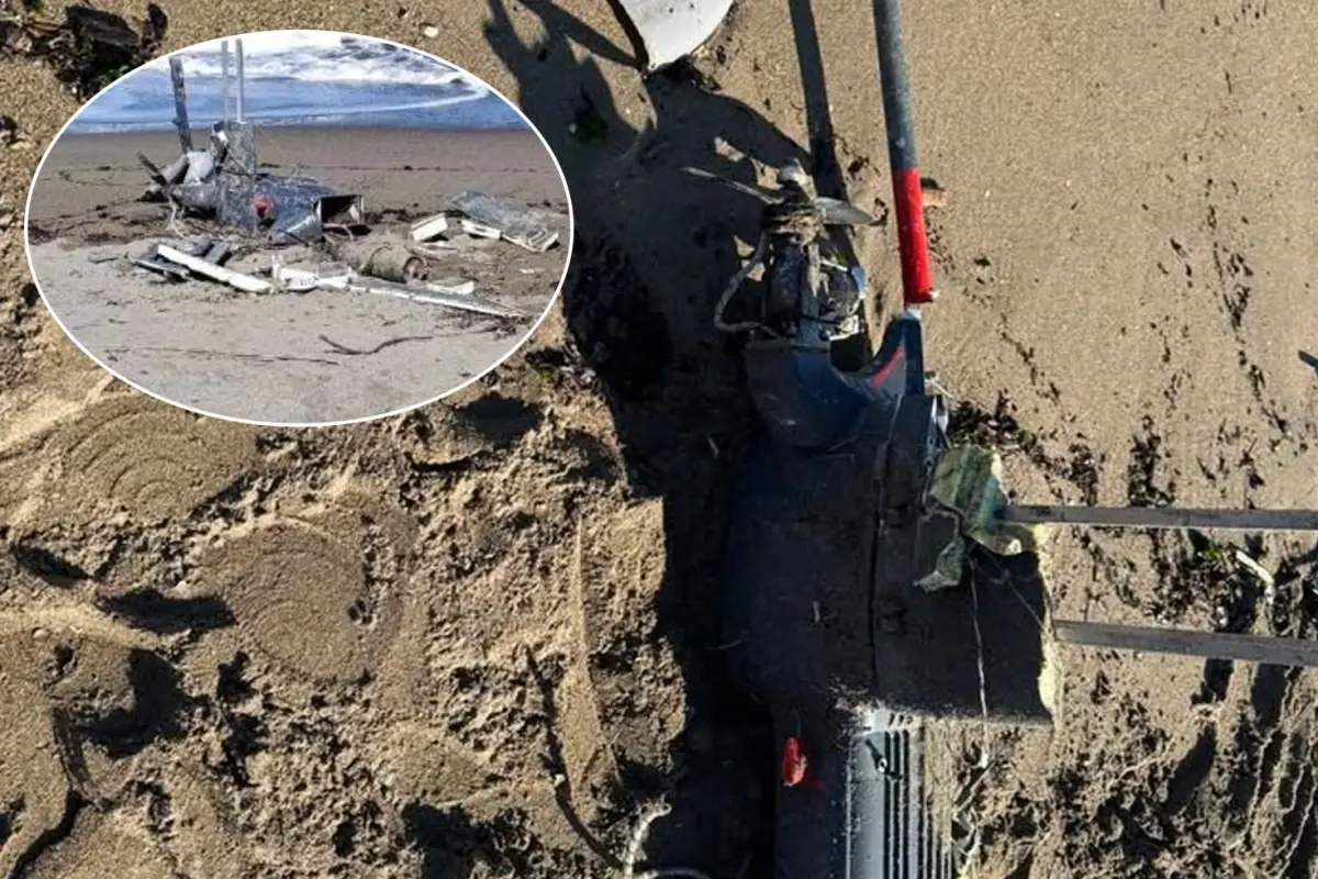 Sakarya Karasu sahilinde patlayıcı riski taşıyan parçalanmış İHA bulundu