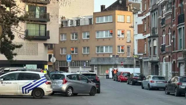 Hasar gören sinagogun iç kısmı