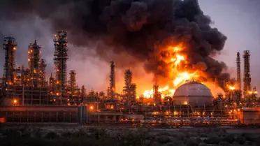 Aramco üretim sahası