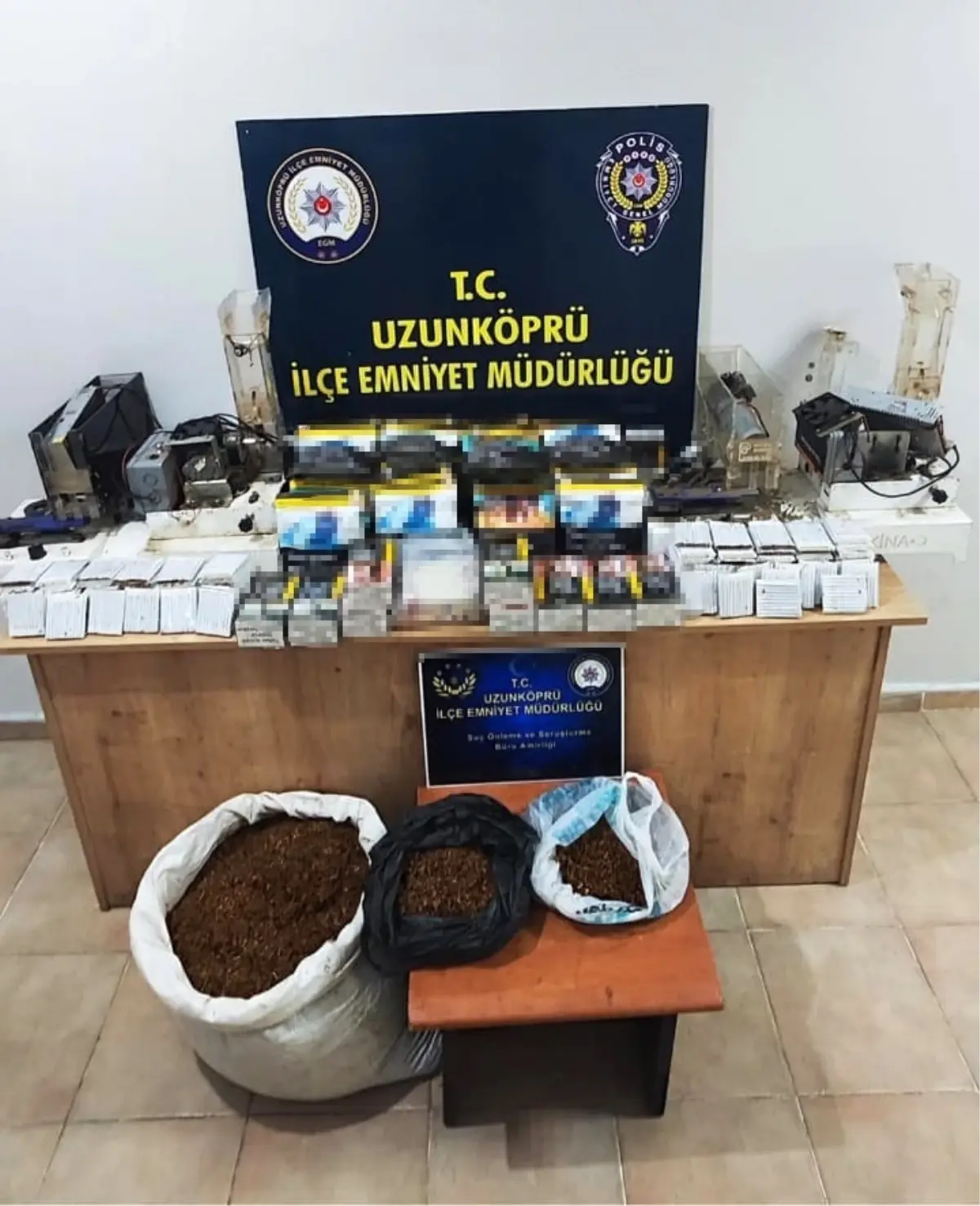 Edirne Uzunköprü'de Kaçak Tütün ve Makaron Operasyonu Detayları