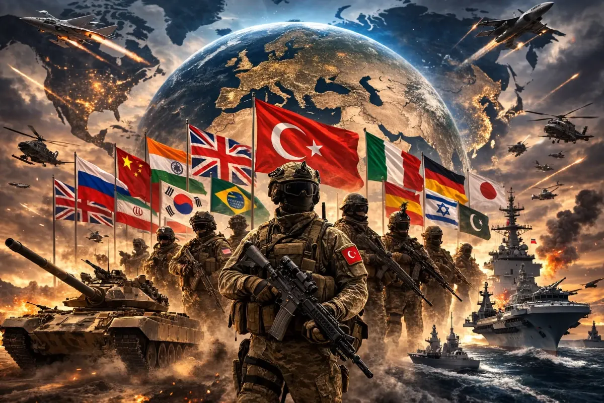 Global Firepower 2026 Listesinde Türkiye 9. Sırada: Savaşın Gölgesinde Güç Dengesi