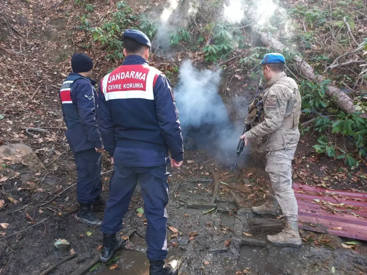 Zonguldak'ta Kaçak Maden Ocakları Operasyonla Yok Edildi