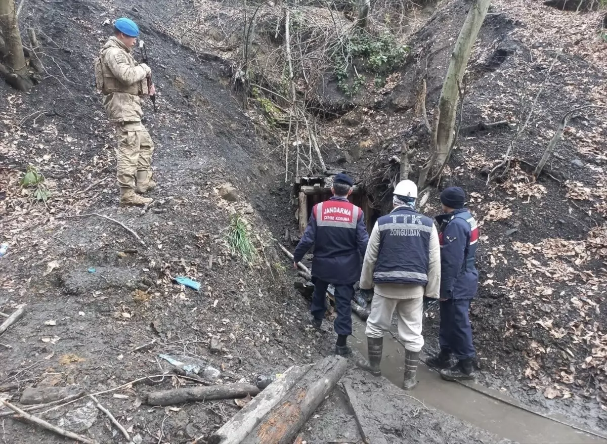Zonguldak'ta Ruhsatsız 9 Maden Ocağı Operasyonel Kapatıldı