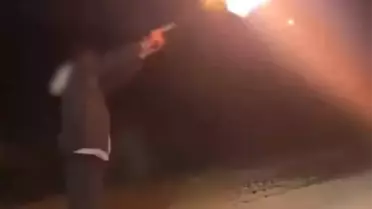 İnegöl'de Silahını Havaya Çeviren Şüpheli Gözaltına Alındı