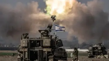 İsrail savaş uçakları Lübnan üzerine iniş yapıyor