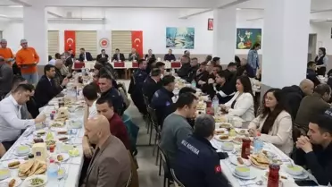 Plaket töreni ve iftar sofrası