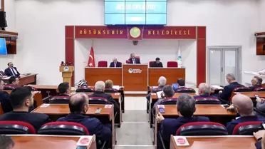 Meclis toplantısında sunulan proje görselleri