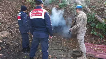 Kaçak maden ocaklarının imha edilmesi