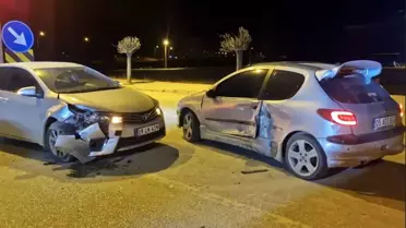 Kazanın meydana geldiği yolun görüntüsü