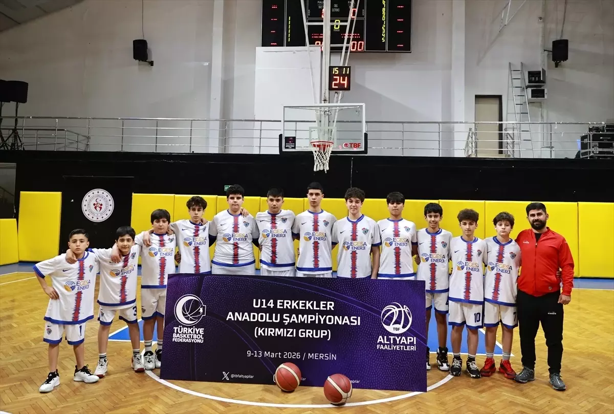 Mersin'de 14 Yaş Altı Basketbol Şampiyonası Heyecanla Başladı