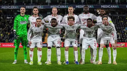 Maç sırasında yaşanan gergin an