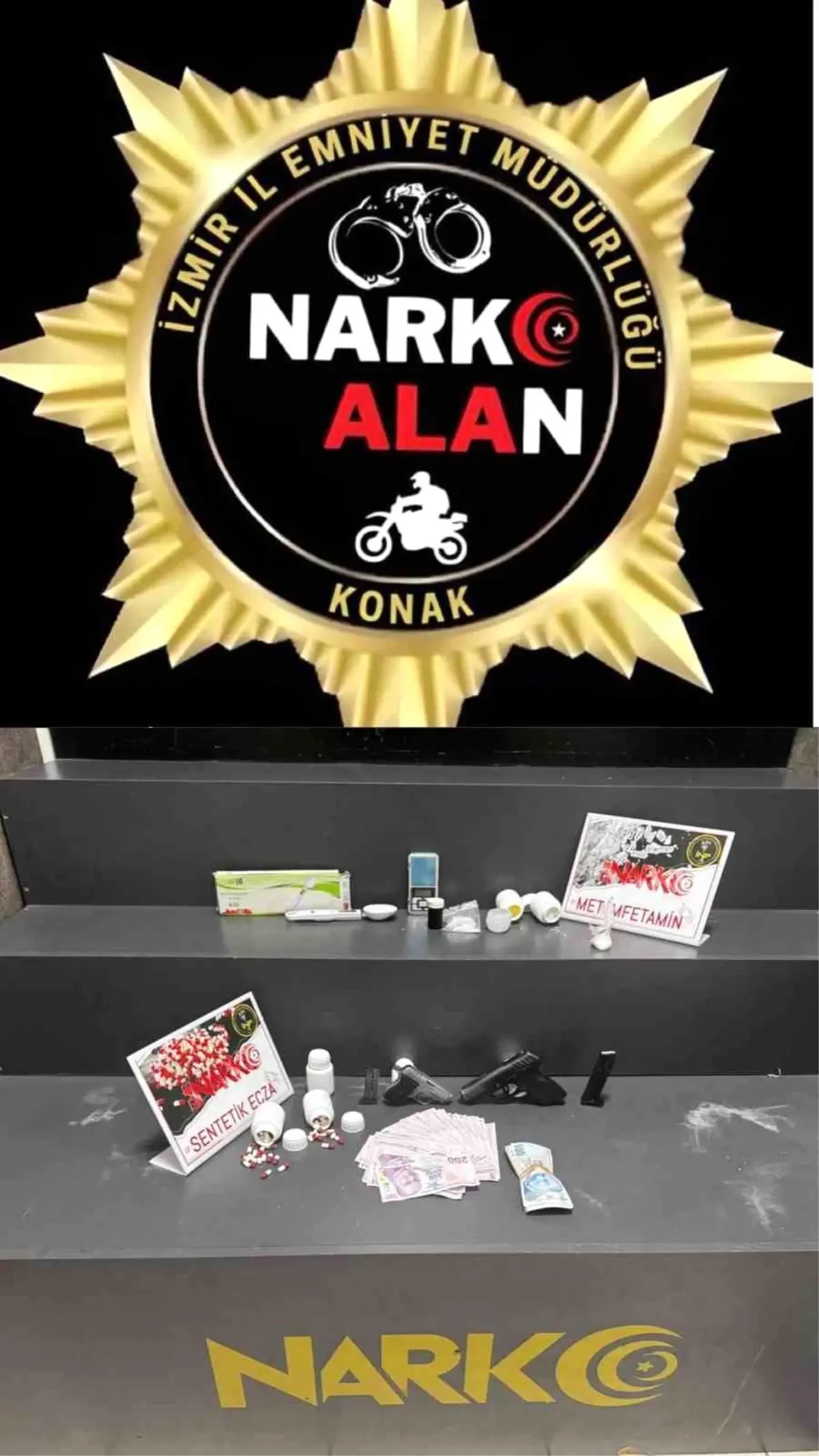 İzmir'de Büyük Uyuşturucu ve Silah Operasyonu: 10 Şüpheli Tutuklandı