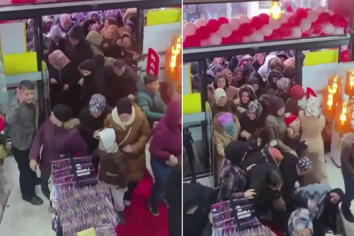 Sivas'ta Giyim Mağazası Açılışında Kalabalık ve Yarış: Birkaç Kişi Yaralanırken