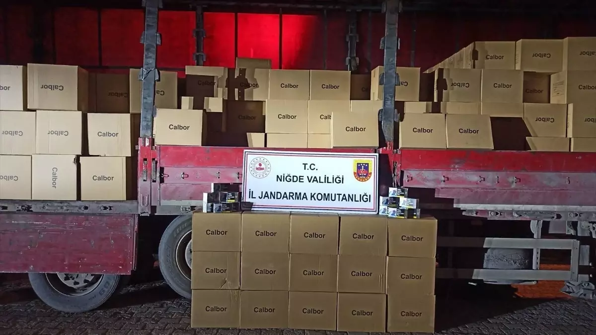 Ulukışla’da 8,8 Milyon Kaçak Sigara Yakalandı: Büyük Operasyon Detayları