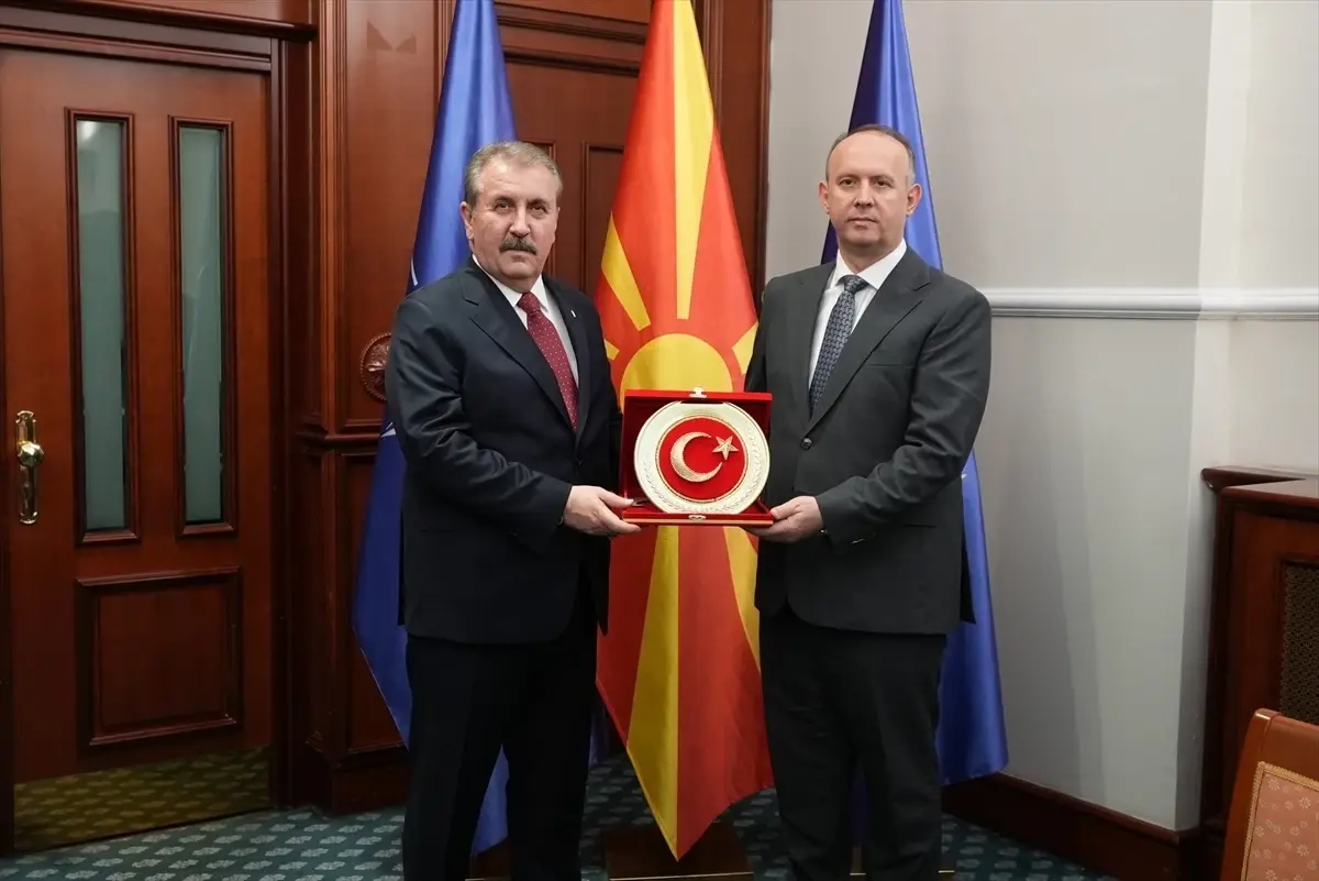 Destici, Kuzey Makedonya’da Stratejik Görüşmeler Gerçekleştirdi
