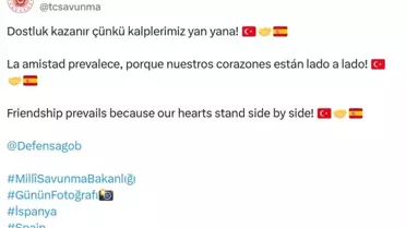 Almanya Tatbikatında Türk ve İspanyol Askerleri Dostluk Anı Paylaşıldı