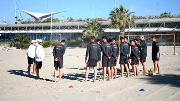 Plaj Futbolu Milli Takımı Kuşadası’nda Hazırlık Kampına Başladı