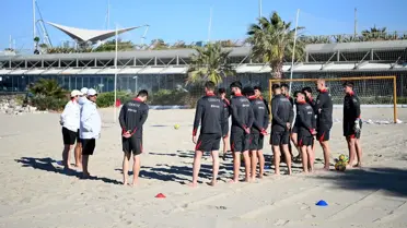 Genç Plaj Futbolu Milli Takımı Kuşadası'nda Hazırlıklarını Tamamladı