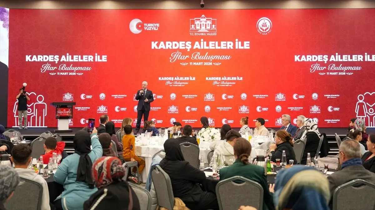 İstanbul’da Yetim Aileler İçin Kardeş Aileler İftar Buluşması Gerçekleşti