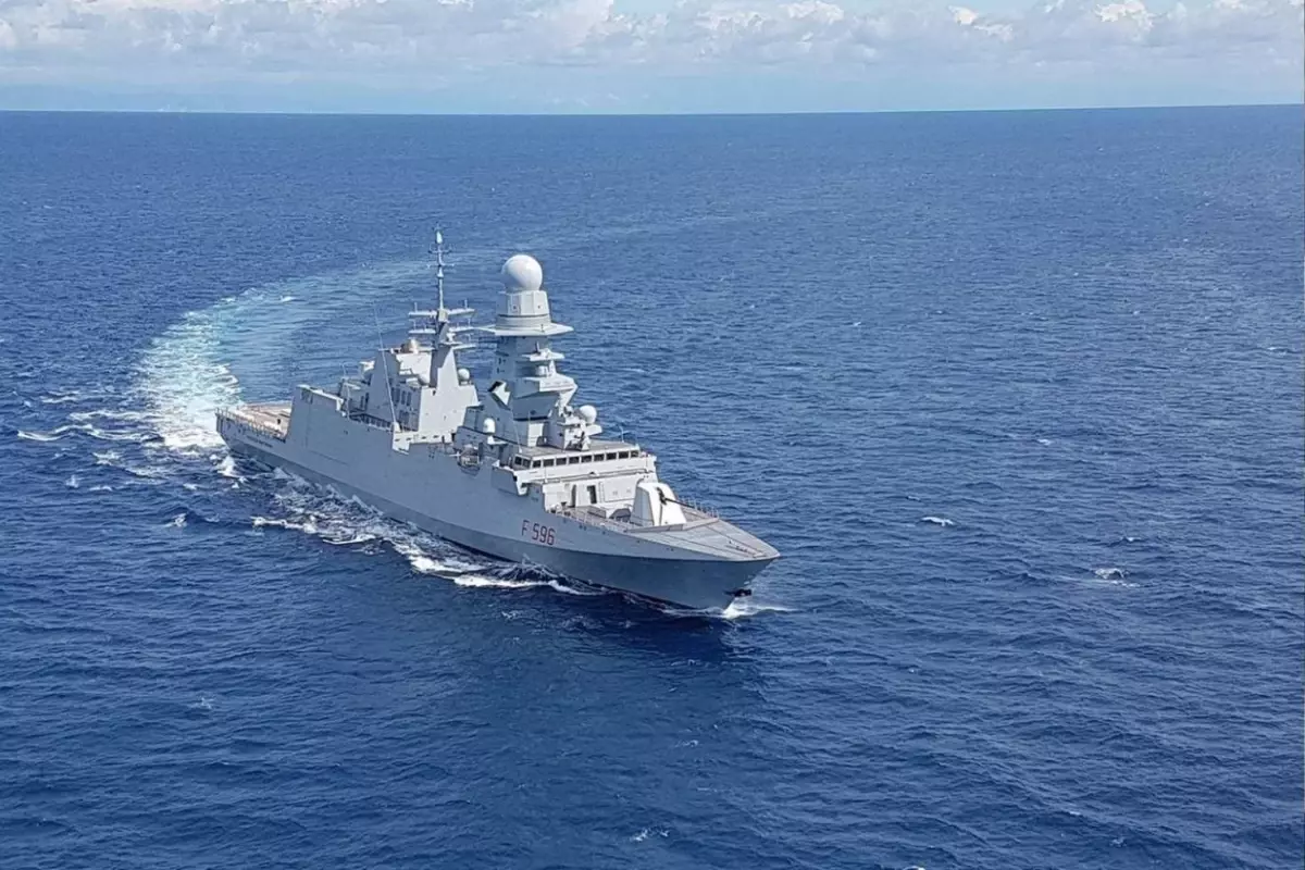 İtalyan Fırkateyni Federico Martinengo Güney Kıbrıs’ta Konumlandı