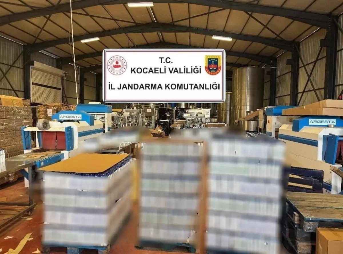 Kocaeli'de Jandarma, 40 Milyon TL Değerindeki Sahte Şampuanı Ele Geçirdi